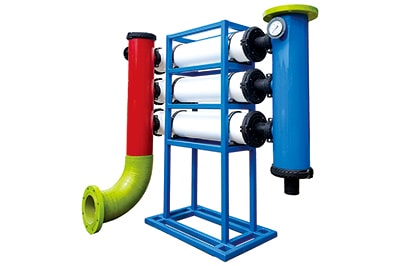 Carcasa de membrana de plástico reforzado con fibra de vidrio para la industria de la desalinización